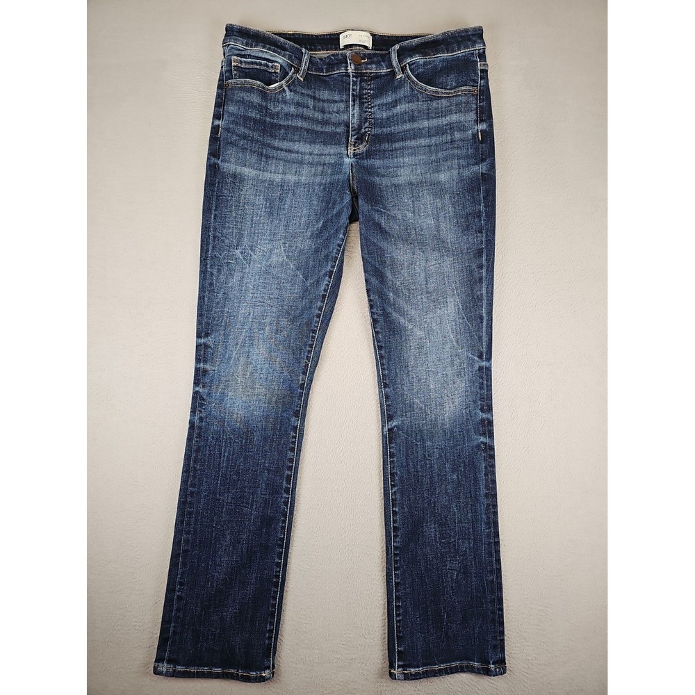 BKE Payton Jeans Womens 34x32 Blue Denim Stretch Universal Fit Mid Rise Straight